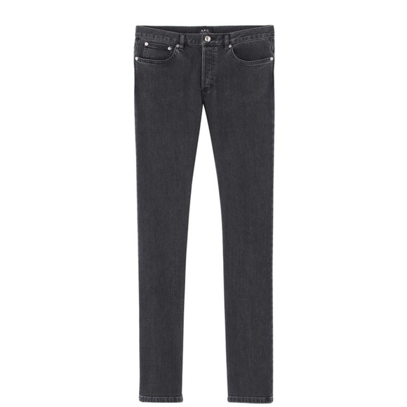 NWT A.P.C. petit new standard GRIS jeans 24x32 - Picture 4 of 14